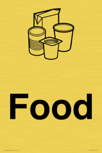 Dementia food sign